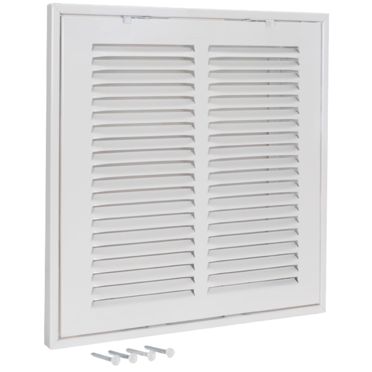 EZ-FLO return air vent cover on a wall or ceiling opening for versatile installation.