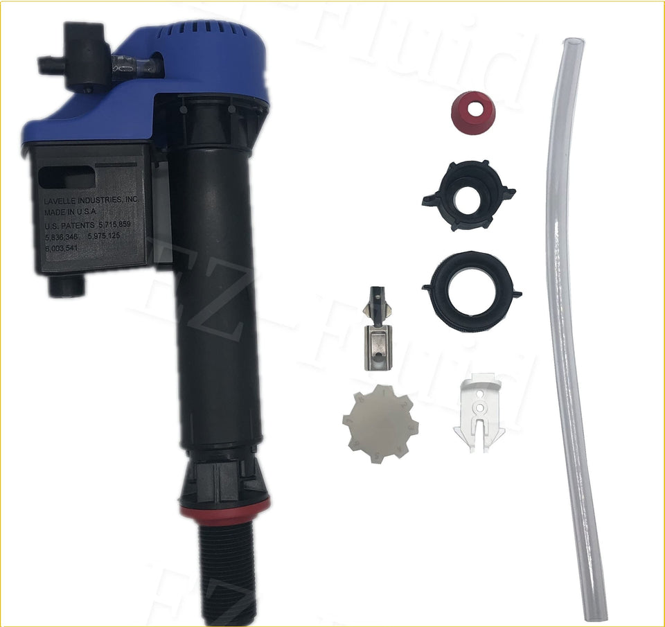 EZ-FLUID Korky 528GT fill valve inside Toto tank for easy replacement