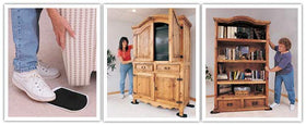 EZ Moves Large Slide helps prevent floor damage by lifting furniture above carpet nap.