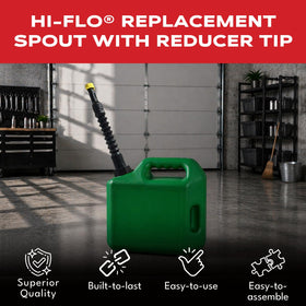 EZ-POUR extension 8in reaches hard-to-pour containers