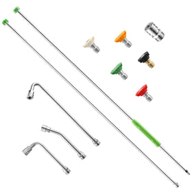 EZALOR 60-inch extension wand with molded grip for extended reach and comfort.