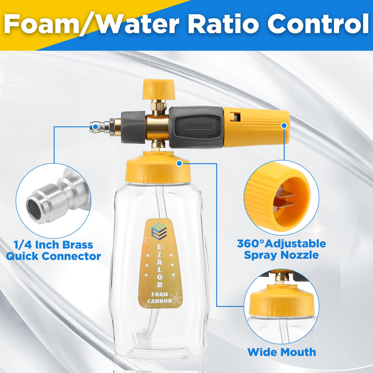 EZALOR M22-14mm adapter for universal compatibility.
