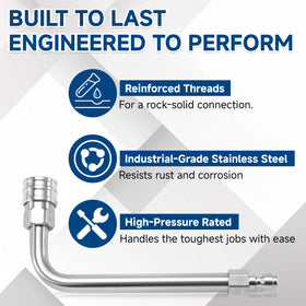 EZALOR nozzle tips set provides varied spray patterns for multiple surfaces.