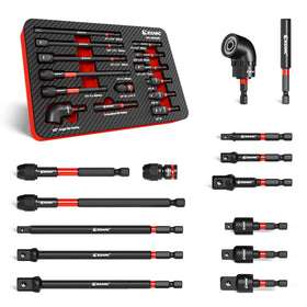 EZARC 14PC set quick-release extension 100mm enables faster bit changes