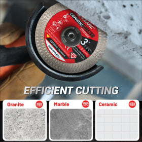 EZARC 3-inch blade delivers marble cuts with minimal chipping