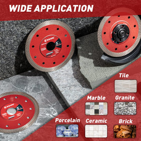 EZARC 5-inch blade for wet and dry cutting on various materials