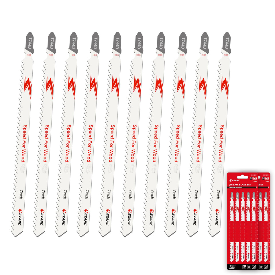 EzARC 7-inch extra-long blades for T744D enable fast wood cutting.