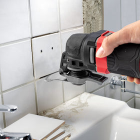 EZARC blade suited for bathroom renovations and flooring projects