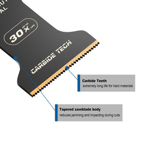 EZARC blade slim profile enhances control during heavy-duty cuts.
