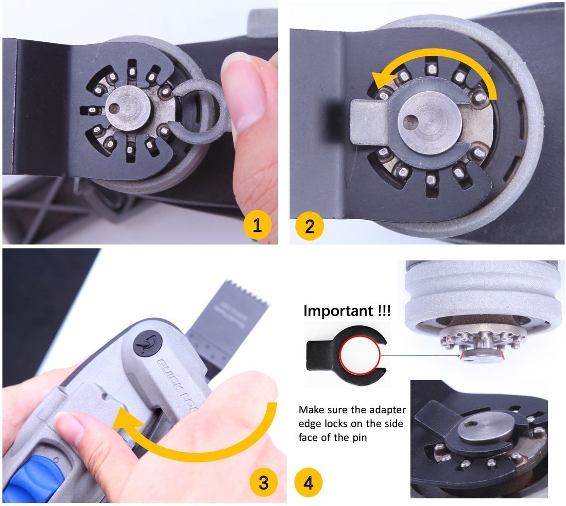 EZARC blade note indicates Starlock systems are not compatible.