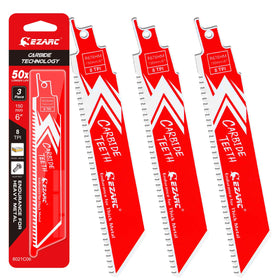 EZARC R678HM Endurance carbide blade in a 6-inch 3-pack ready for tough metal cuts