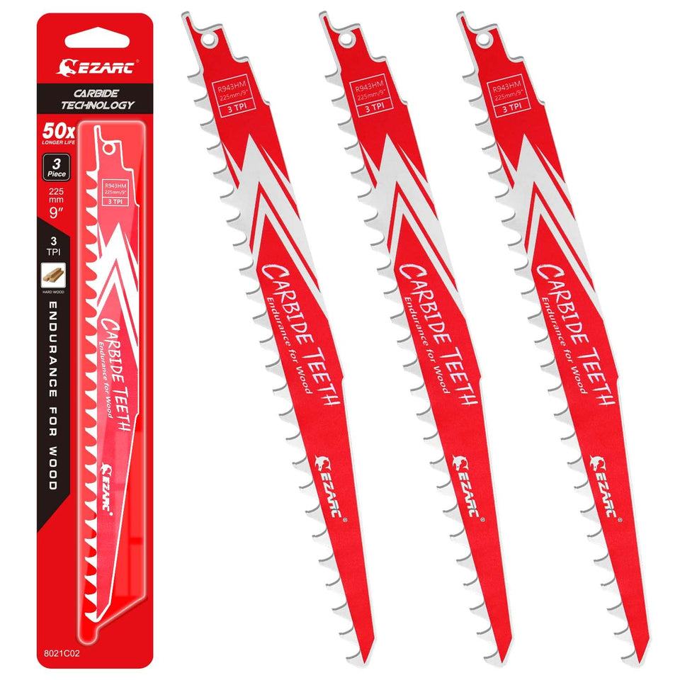 EZARC R943HM carbide saw blade for hard wood with long life and precise cuts.