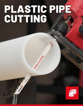 EzARC curved-cutting blade enables smooth curves in plywood and beams.