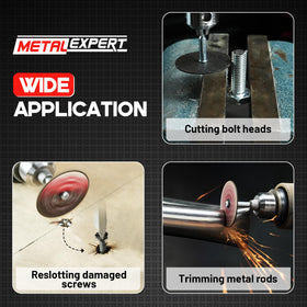 EZARC 1/8-inch arbor compatible with most rotary tools.