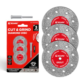 EZARC diamond cutting wheel in action delivering fast, precise cuts on tough materials