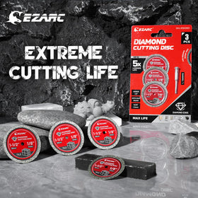 EZARC max speed cut-off wheel reaches 35,000 RPM for rapid cuts