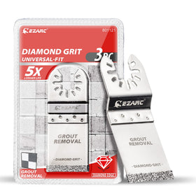 EZARC diamond oscillating blade for precise edge cuts in tight corners
