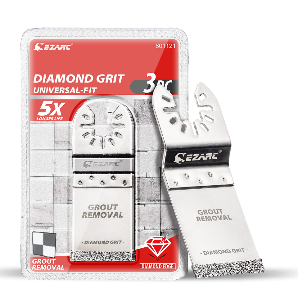 EZARC diamond oscillating blade for precise edge cuts in tight corners