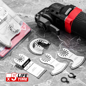 EZARC diamond grit blade offers long-lasting durability for cement and grout tasks