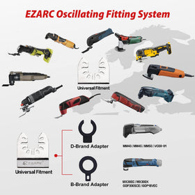 EZARC diamond blade trimming into corners of tile work