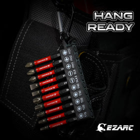 EZARC Pozidriv PZ2 bit ensures smooth torque transfer.