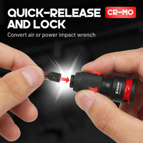 EZARC extension bits cover multiple drives for reach in confined spots.
