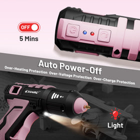 EZARC anti-drip nozzle with auto shut-off for tidy workspaces.