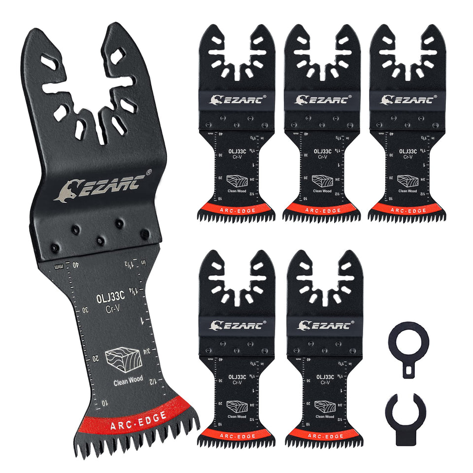 EZARC Japanese Tooth Arc Edge blade pack for precise wood and plastic cuts.