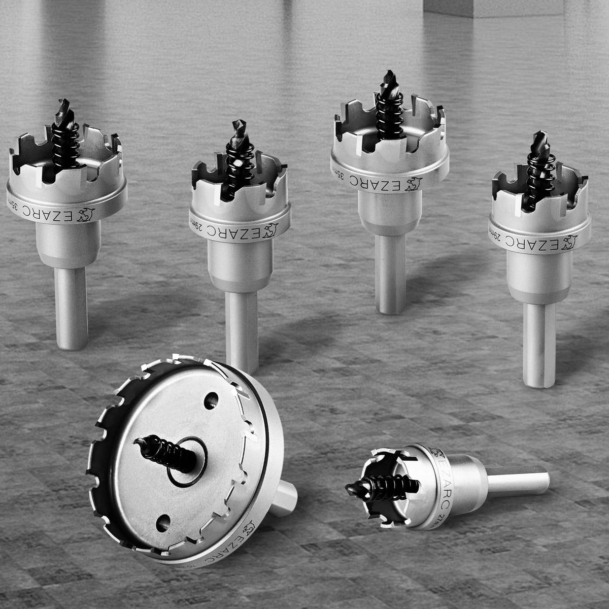 EZARC carbide hole saw lasts up to 10x longer than standard bi-metal.