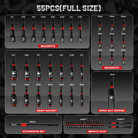 EZARC magnetic shallow nut drivers secure fasteners in tight spaces
