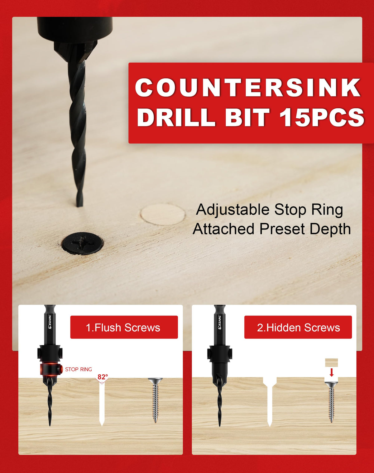 EZARC nitride-treated HSS bits offer longer life and smoother cuts