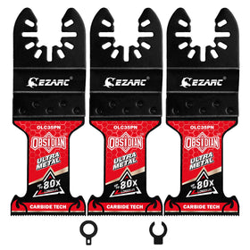 EZARC Obsidian carbide blade cutting bolts with precise, long-lasting performance.