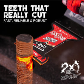 EZARC Obsidian carbide blade with universal fit for many oscillating tools.
