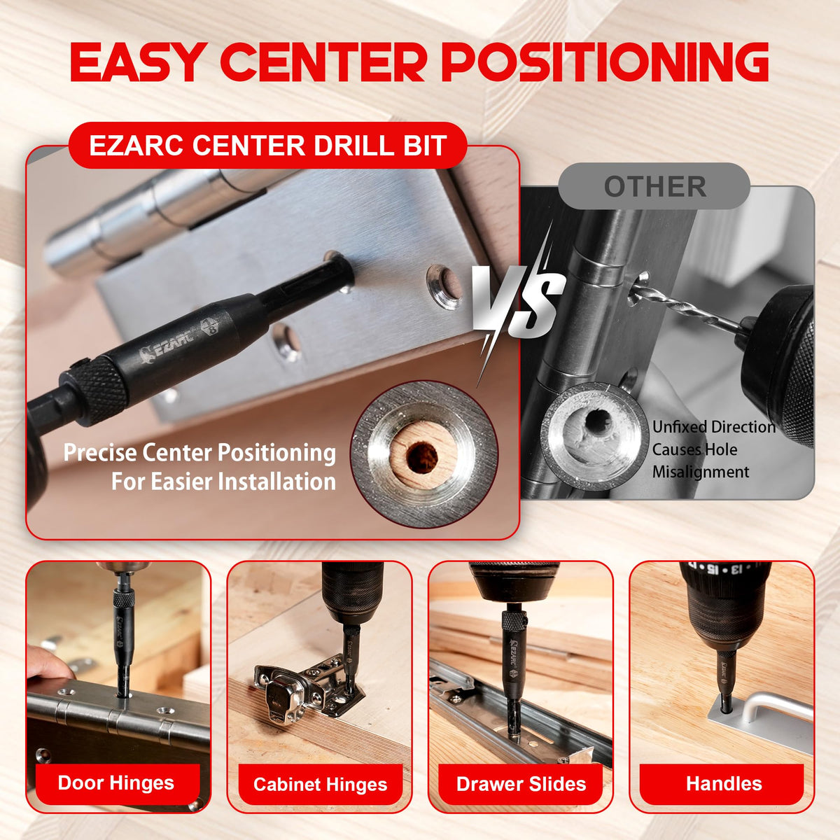 EZARC S2 screwdriver bits for secure fastenings.