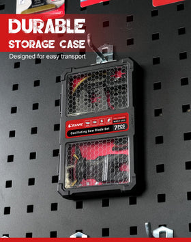 EZARC storage case keeps blades organized and portable.