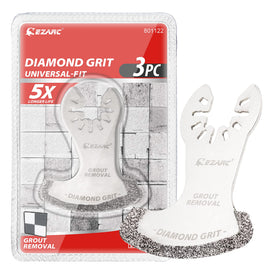 EZARC diamond blade for tight corner access enables precise grout work