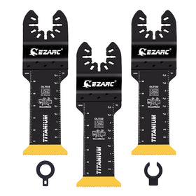 EZARC titanium oscillating blade extended reach for flush cuts in tight spaces