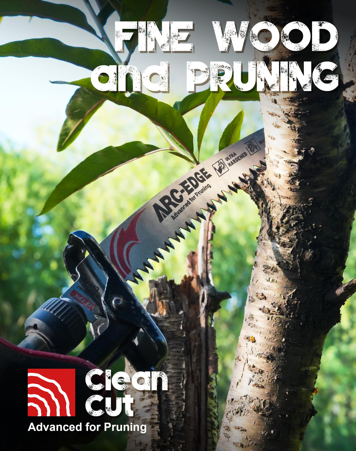 EZARC tree trimming use scene demonstrates controlled, clean branch cuts.