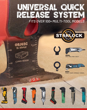 EZARC universal-fit blades fit most multitools for versatility