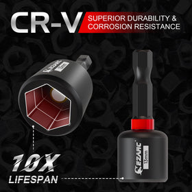 EZARC wing nut driver provides quick hand-tightening and better grip