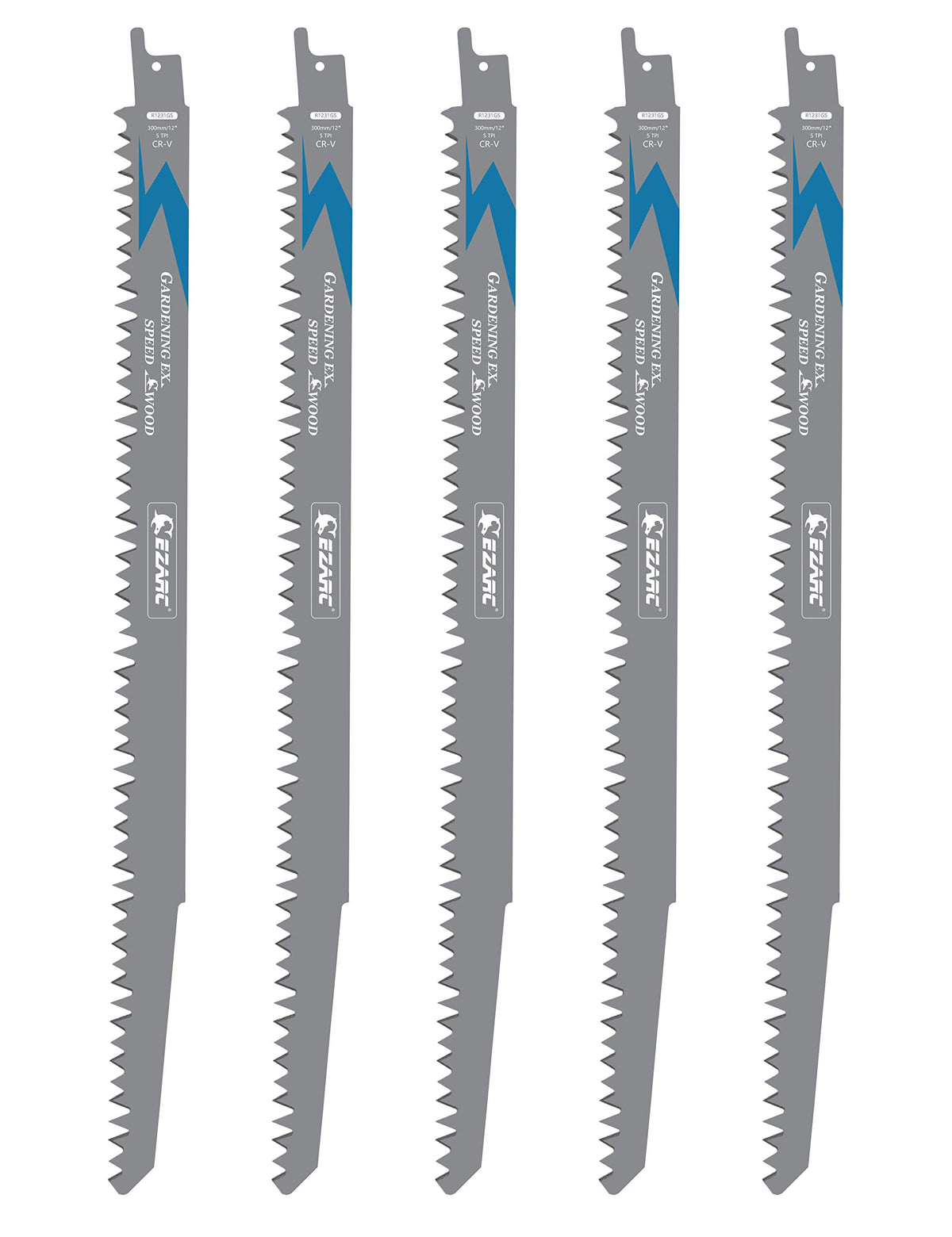 EZARC wood pruning blade 12-inch 6TPI delivers fast, clean cuts for outdoor pruning