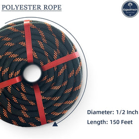 Ezjsdltech rope safe working load supports moderate lifting and rigging tasks.