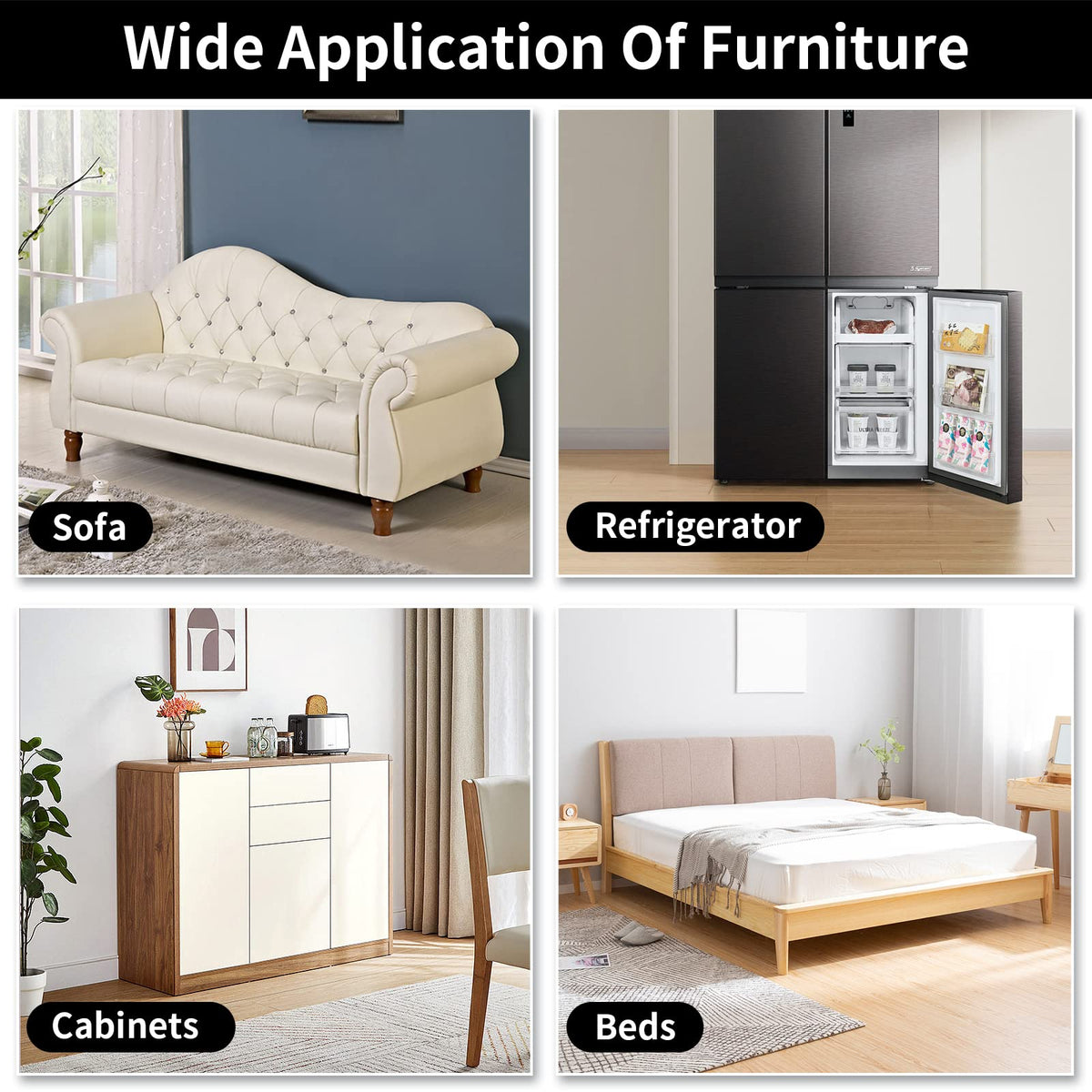 Ezprotekt packaging shows ready-to-use furniture movers.