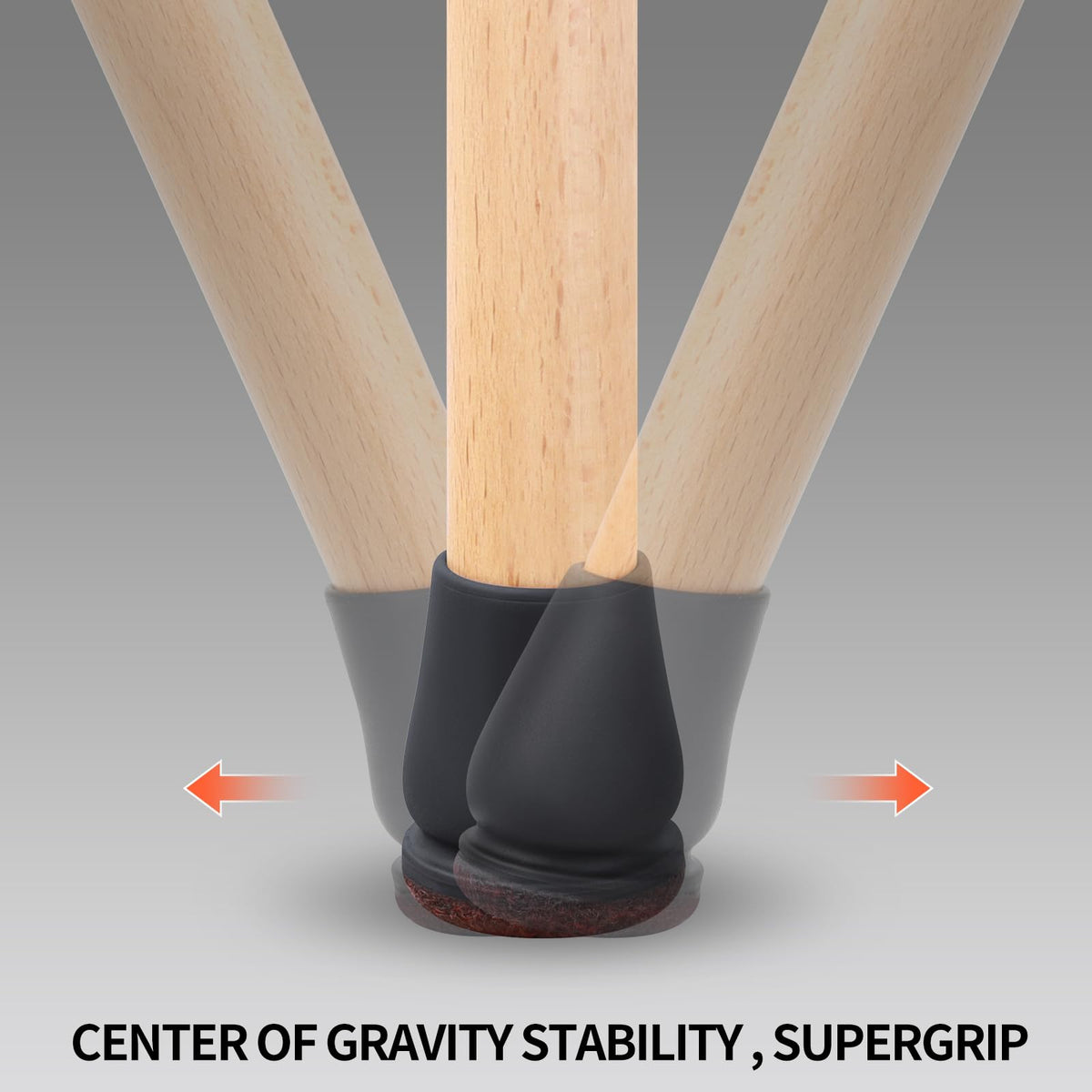Ezprotekt chair leg caps are a simple, low-profile floor care upgrade.