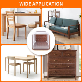 Ezprotekt fits square and round legs for versatile chairs.