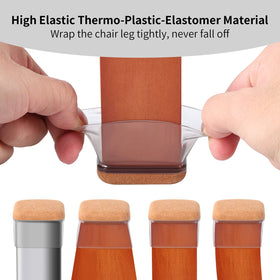Ezprotekt floor protection in action reduces scratches on hardwood floors