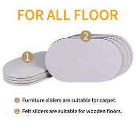 Ezprotekt fridge under-leg sliders help relocate heavy items smoothly.
