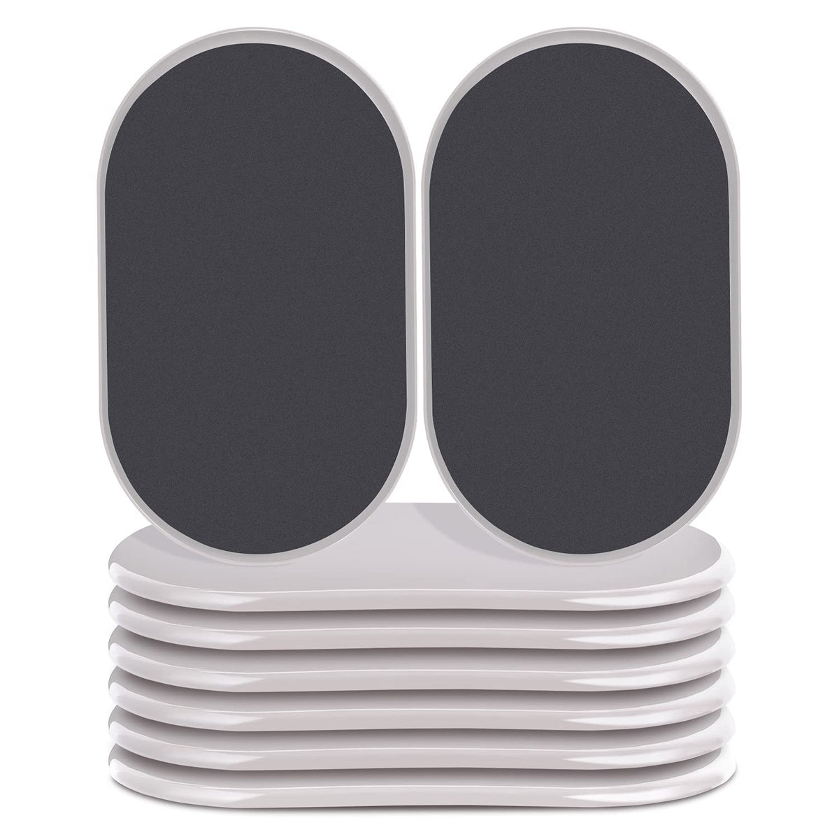 Ezprotekt 9-1/2-inch oval beige slider for easy heavy furniture movement