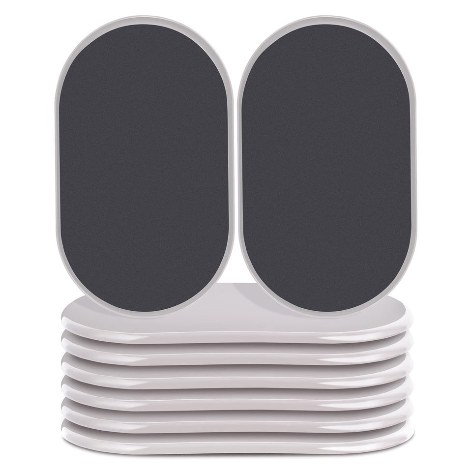 Ezprotekt 9-1/2-inch oval beige slider for easy heavy furniture movement