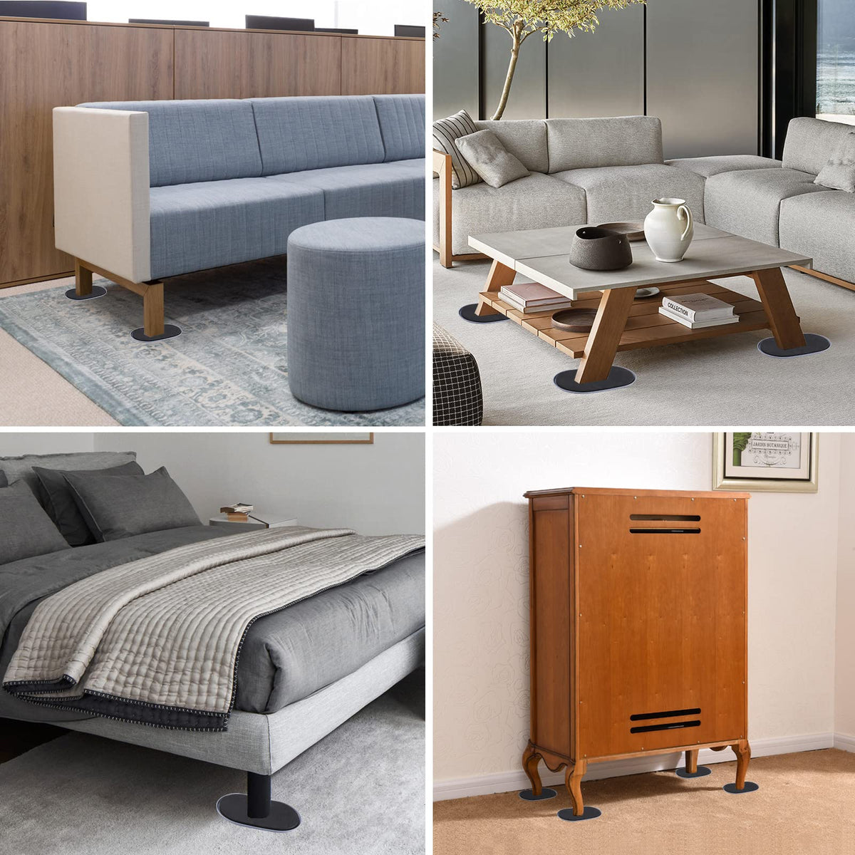 Ezprotekt sliders for hardwood and carpet use on heavy items.